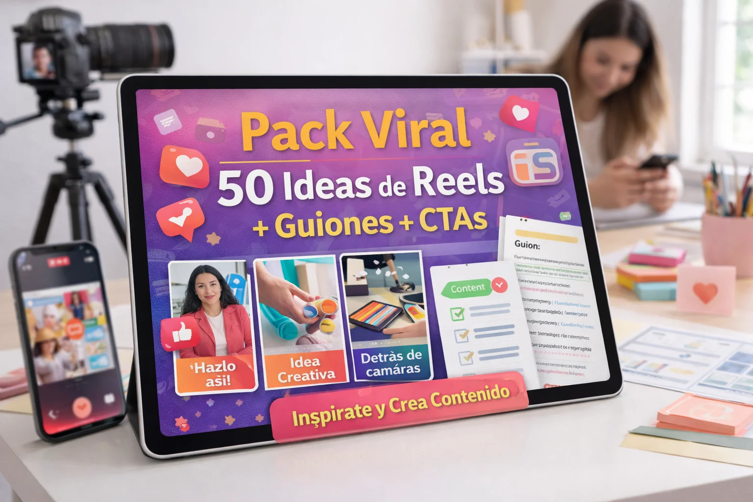 Mockup Pack Viral: contenido enfocado en atraer clientes reales con reels