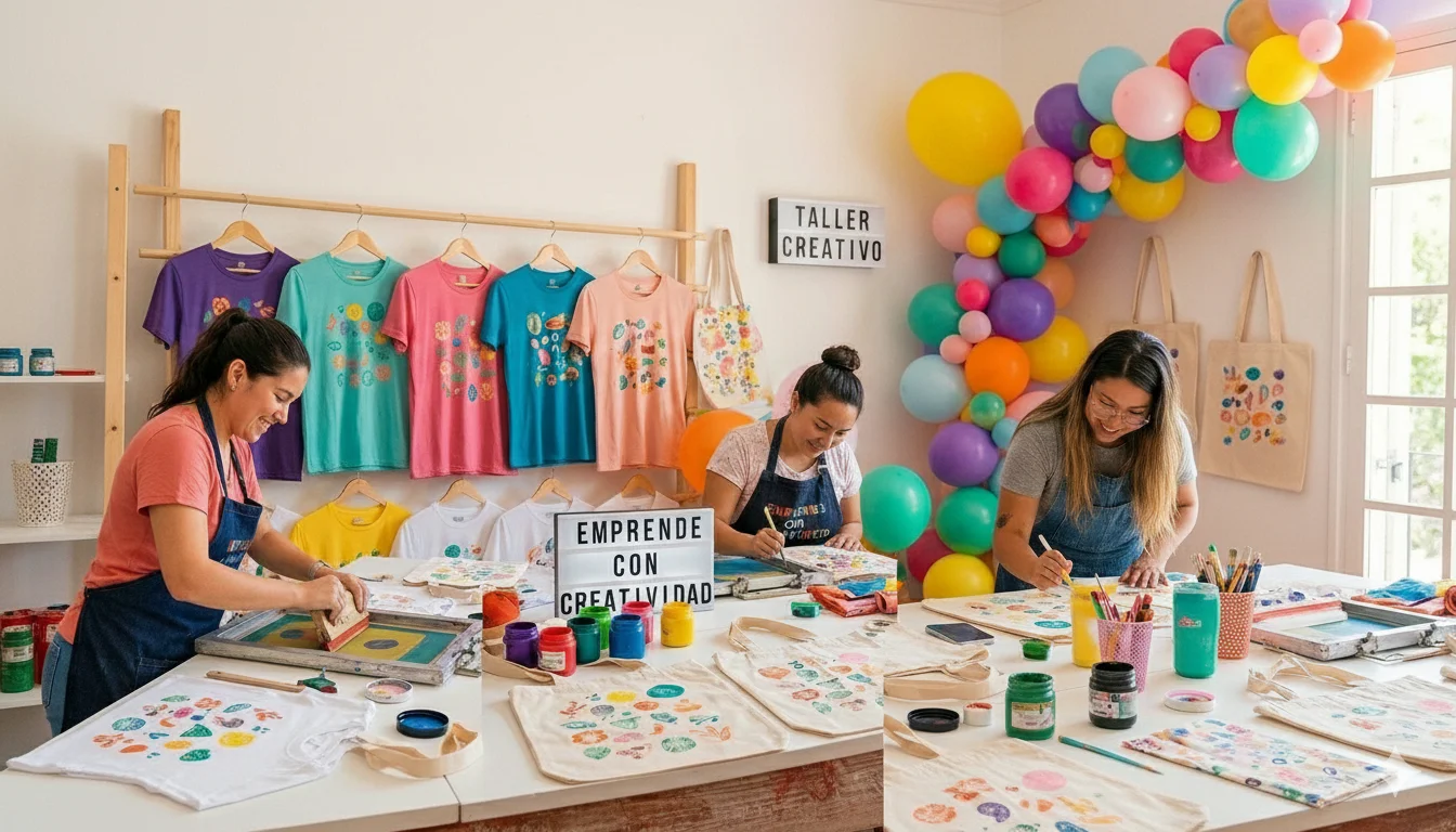 Convierte tu talento en ventas reales con estampados y vinilos